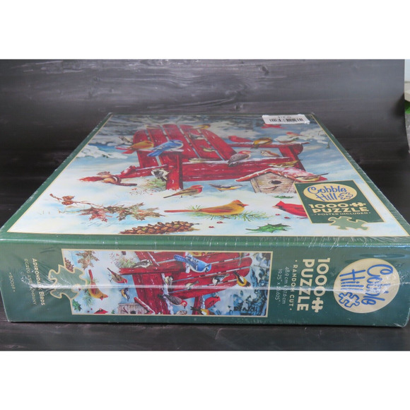 Adirondack Birds Winter Cobble Hill Jigsaw Puzzle 1000 Pcs. Holiday Wildbird NEW - Picture 10 of 16